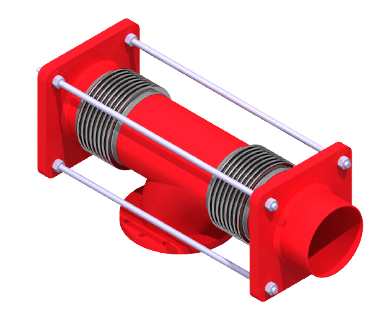 Elbow pressure balanced expansion Joints