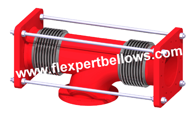 Elbow pressure balanced expansion Joints