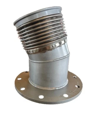 angular exhaust bellows joints for diesel engine